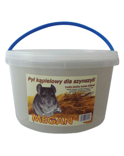 MEGAN Nisip pentru baie chinchilla 3l/5kg