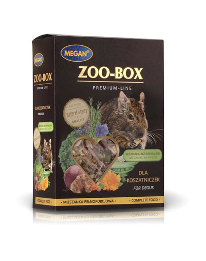 MEGAN Zoo-Box Hrana pentru degu 420g