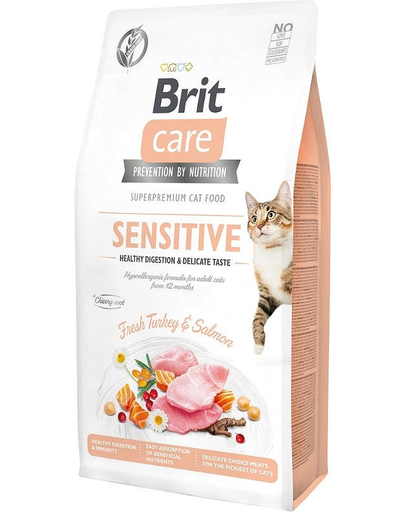  BRIT Care Cat Grain-Free Sensitive hrana uscata pisici adulte cu tract digestiv sensibil 7 kg 