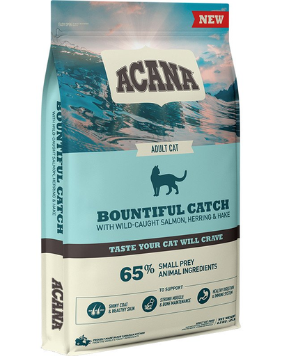 ACANA Bountiful Catch Cat hrana uscata pentru pisici adulte, cu peste 4,5 kg 45 imagine 2022