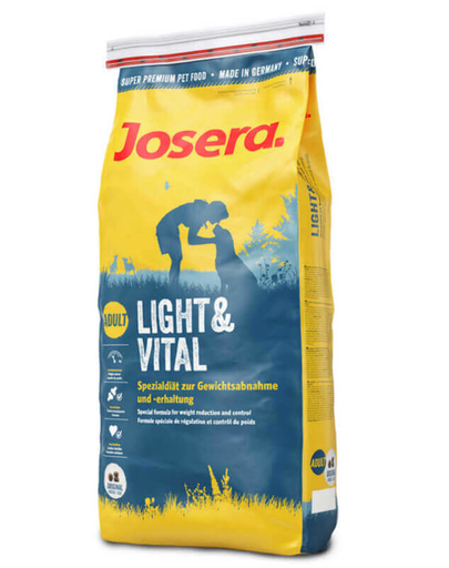 JOSERA Light & Vital hrana uscata caini adulti supraponderali 15 kg + bol GRATIS