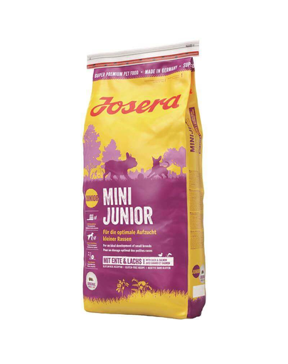 JOSERA Mini Junior hrana uscata caini juniori talie mica 15 kg + bol GRATIS