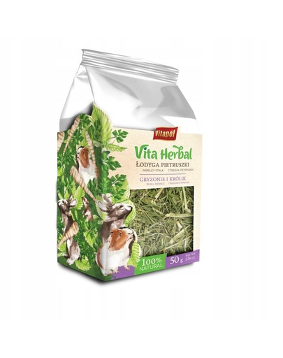 VITAPOL Vita Herbal 50 g Hrana complementara iepuri si rozatoare, cu tulpina de patrunjel complementară