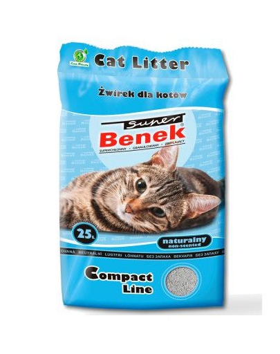 Benek Super Compact Blue Asternut bentonita pentru litiera 25 L