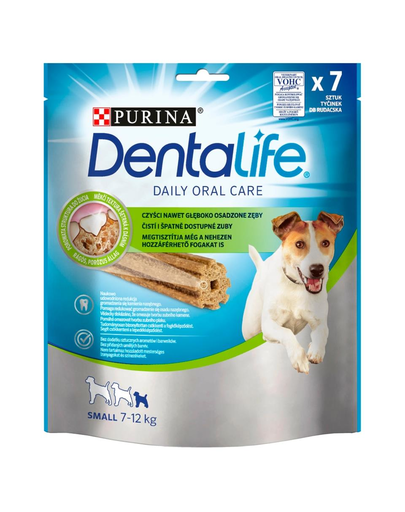 PURINA Dentalife Small Recompense dentare pentru cainii adulti de talie mica 6x115g (42 buc.)