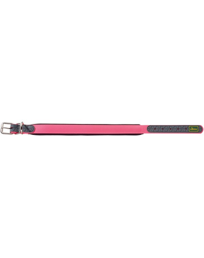 HUNTER Convenience Comfort Zgarda pentru caini, marimea M (50) 37-45/2,5cm, roz neon