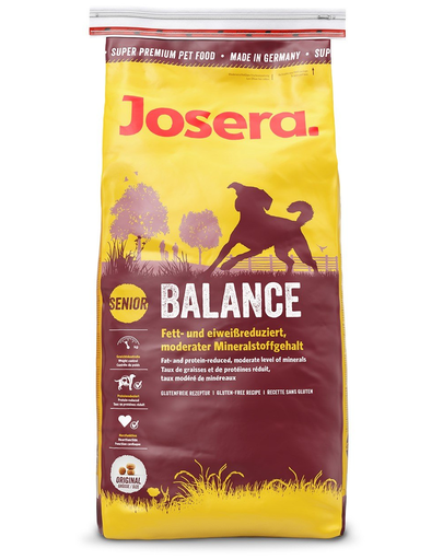 Josera dog balance hrana uscata pentru caini seniori 15kg + geanta gratis