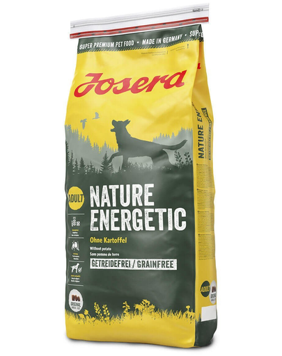 Josera nature energetic hrana uscata pentru caini sportivi, foarte activi 15 kg + joseara geanta bumbac gratis