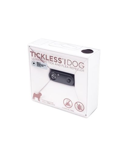 TICKLESS Mini Dog Dispozitiv cu ultrasunete anti-capuse si purici, pentru caini de rase mici, negru fera.ro imagine 2022