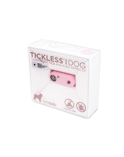 TICKLESS Mini Dog Ultradźwiękowy odstraszacz kleszczy i pcheł dla psów małych ras Baby Pink + KONG piłki tenisowe 3 szt. GRATIS fera.ro imagine 2022
