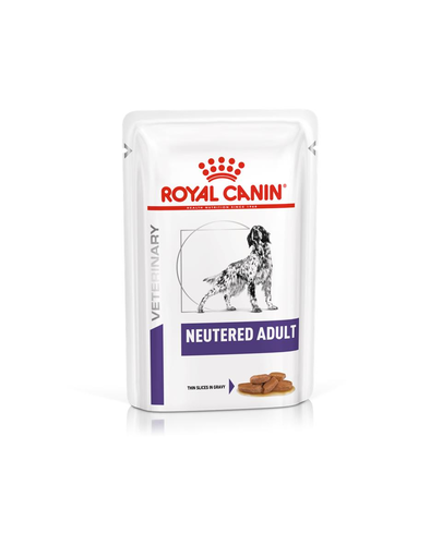 ROYAL CANIN VHN Neutered Adult Dog hrana umeda pentru caini aduti dupa sterilizare, cu tendinta de supraponderabilitate sau cu piele sensibila 12x100g
