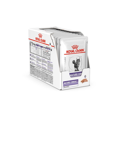 ROYAL CANIN VHN Cat Mature Consult Balance Loaf hrana umeda pentru pisici senior, cu varsta de peste 7 ani 12x85g