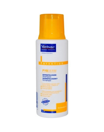 VIRBAC Șampon Pyoderm - antibacterian dermatologic și antifungic 200 ml