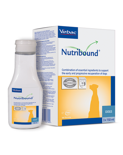 VIRBAC Nutribound Supliment alimentar pentru caini in timpul convalescentei 3 x 150 ml 150