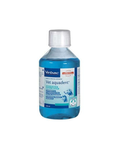 VIRBAC Aquadent solutie pentru igiena orala, pentru caini si pisici 250 ml 250
