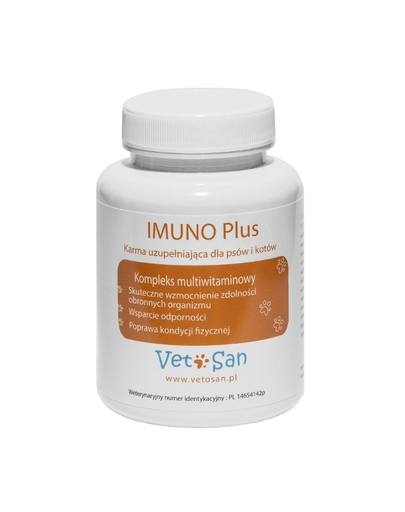 VETOSAN IMUNO Plus Complex de vitamine pentru câini și pisici 60 tablete Caini