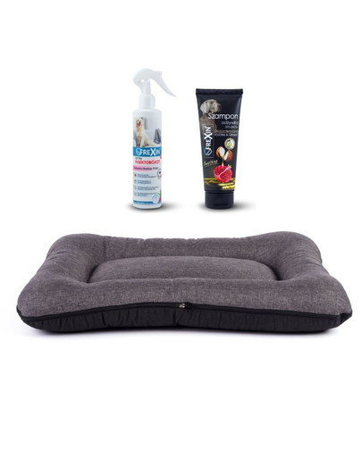 Fera sunset ponton culcus pentru caine, m: 82 x 57 x 10 cm + frexin spray insecticid pentru suprafete, sampon cu balsam 2in1