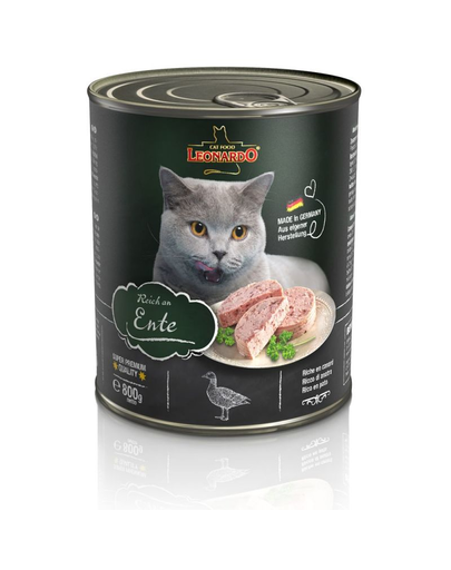 LEONARDO Quality Selection hrana umeda pentru pisici, bogata in carne de rata 800 g fera.ro imagine 2022