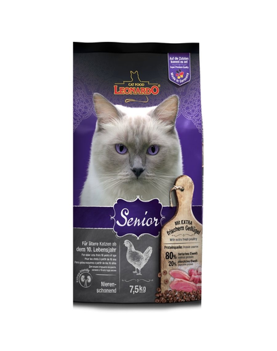 LEONARDO Senior hrana uscata pentru pisici senior, cu pui 7,5 kg 75 imagine 2022