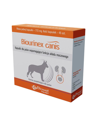 BIOWET Biourinex Canis capsule pentru caini care sustin functiile sistemului urinar 45 buc. BIOWET imagine 2022