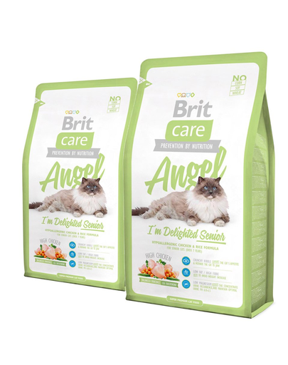 BRIT Care Cat Angel I'm Delighed Senior hrana uscata pisici cu varsta peste 7 ani 14 kg (2 x 7 kg)
