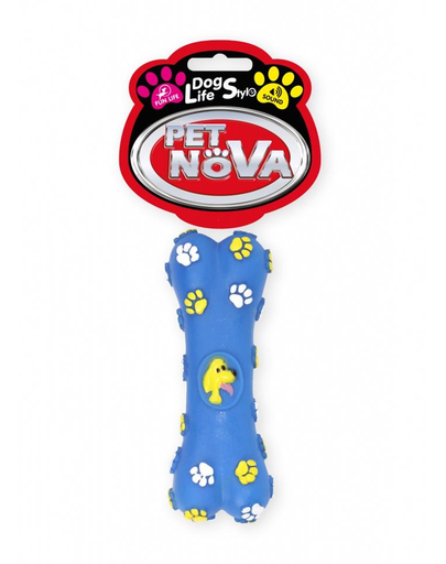  PET NOVA DOG LIFE STYLE Jucarie os pentru caini, albastru 15cm 