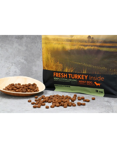 Country&Nature Turkey&Vegetables Recipe Hrana uscata caini adulti talie mica, curcan si legume 9 kg