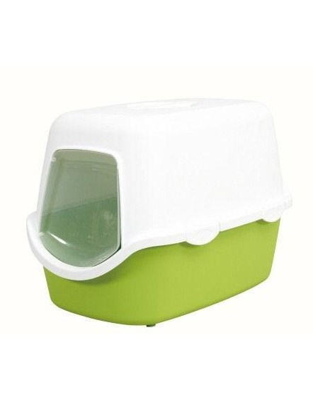 STEFANPLAST Litieră acoperită Cathy cu filtru white și - verde 