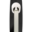 FLEXI New Comfort lesa automata cu banda pentru caini, alb negru, marimea M, 5 m
