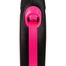 FLEXI New Neon lesa automata pentru caini, roz, marimea S, 5 m