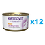 KATTOVIT Feline Diet Sensitive Chicken hrana umeda dietetica pentru pisici cu intolerante, alergii alimentare, cu pui  12 x 85 g