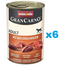 ANIMONDA Gran Carno Adult with Poultry hearts 6x400 g Ser mancare cu inimi de pui pentru caine