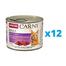 ANIMONDA Carny Adult Conserve pentru pisici, cu vita si miel 12 x 200 g