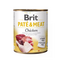 BRIT Pate&Meat chicken 800 g Hrana pentru caini adulti, pateu cu pui