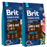 BRIT Premium By Nature Sensitive Lamb 16 kg (2 x 8 kg) hrana uscata caini adulti, cu miel