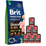 BRIT Premium By Nature Adult Extra Large XL 15 kg + hrana umeda cu vita 6x400 g
