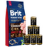 BRIT Premium By Nature Adult Large L 15 kg + 6x1240 g in sos