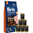 BRIT Premium By Nature Sport 15 kg + conserve hrana umeda caini 6x1240 g