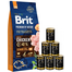 BRIT Premium By Nature Senior Small Medium S+M 15 kg + conserve 6x1240 g