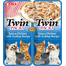 INABA Twin ton, pui si scoici in supa pentru pisici 2x40 g