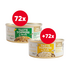 APPLAWS Taste Toppers pui, dovleac si mazare in sos 72 x 156 g + 72 x 156 g GRATIS pui in sos