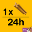 PEDIGREE DentaStix recompensa dentitie caini talie mica 3 buc - 45g