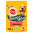 PEDIGREE Tasty Bites Chewy Slices Recompense pentru caine, cu vita 155g