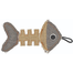 BARRY KING Jucărie Schelet de pește gri / crem 14 x 7,5 cm