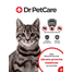 Dr PetCare MAX Biocide Collar Zgarda anti-purici si insecte, pentru pisici 42 cm 2 buc.