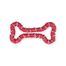 PET NOVA DOG LIFE STYLE Coarda sub forma de os pentru caine 20 cm, rosu, aroma de menta