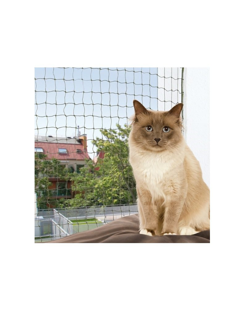 TRIXIE Plasa de protectie pentru pisici, verde 6 x 3 M