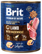 BRIT Premium by Nature 800 g hrana umeda caine, miel si hrisca