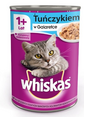 WHISKAS Adult conserva 400 g - hrana umeda completa pentru pisici adulte, bucati cu ton in jeleu