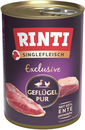 RINTI Singlefleisch Exclusive Poultry Pure hrana monoproteina cu pasare 400 g pentru caini